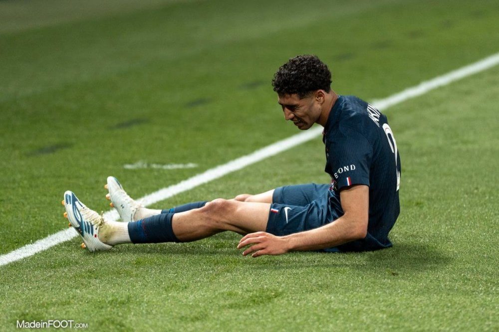 أشرف حكيمي يغيب عن إياب نصف نهائي دوري أبطال أوروبا أمام بايرن ميونيخ